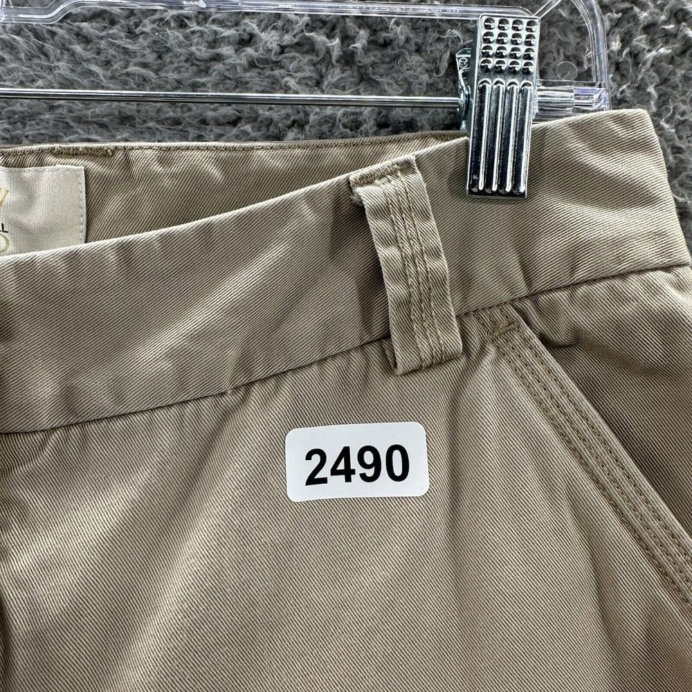 J. Crew Pants Women's 2 Tan Khaki Classic Twill Chino Pants Ladies 2 - Picture 13 of 13